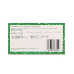 St. Dalfour, Органика, Зеленый чай, Мандарин, 25 чайных пакетиков, 1,75 унции (50 г)