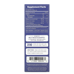 NutraChamps, Elderberry +, обогащенная витамином C и цинком, натуральные ягоды, 120 мл (4 жидк. унц.)