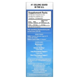 Sovereign Silver, Bio-Active Silver Hydrosol, коллоидное серебро для ежедневной поддержки иммунитета, с дозатором-пипеткой, 10 част./млн, 118 мл (4 жидк. унции)