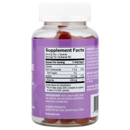 BrainMD, Жевательные мармеладки с L-теанином, ягодные, 60 веганских жевательных мармеладок (100 мг в 1 жевательной мармеладке)