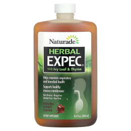 Naturade, Herbal Expec, Природный вкус вишни, 8,8 жидких унций (260 мл)