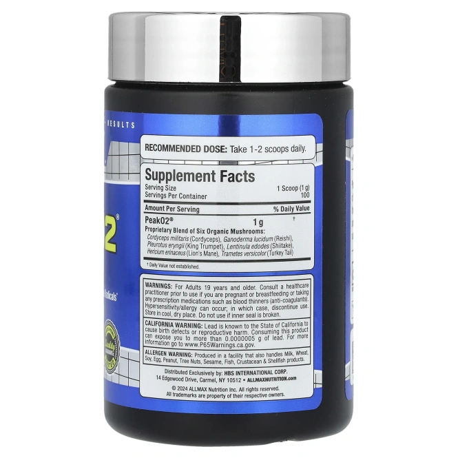 ALLMAX, Essentials, Peak02, 100 г (3,53 унции)