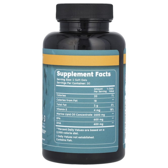 Primal Harvest, Primal Omega-3, 60 мягких таблеток