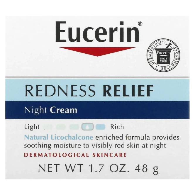 Eucerin, "Избавление от покраснения", дерматологическое средство по уходу за кожей, 1.7 унций (48 г)