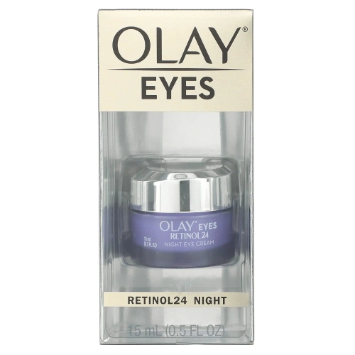 Olay, Eyes, Retinol24, ночной крем для кожи вокруг глаз, 15 мл (0,5 жидк. Унции)