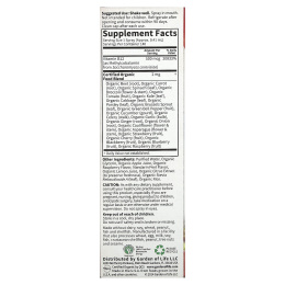 Garden of Life MyKind Organics B-12 Органический спрей со вкусом малины 2 унции (58 мл)