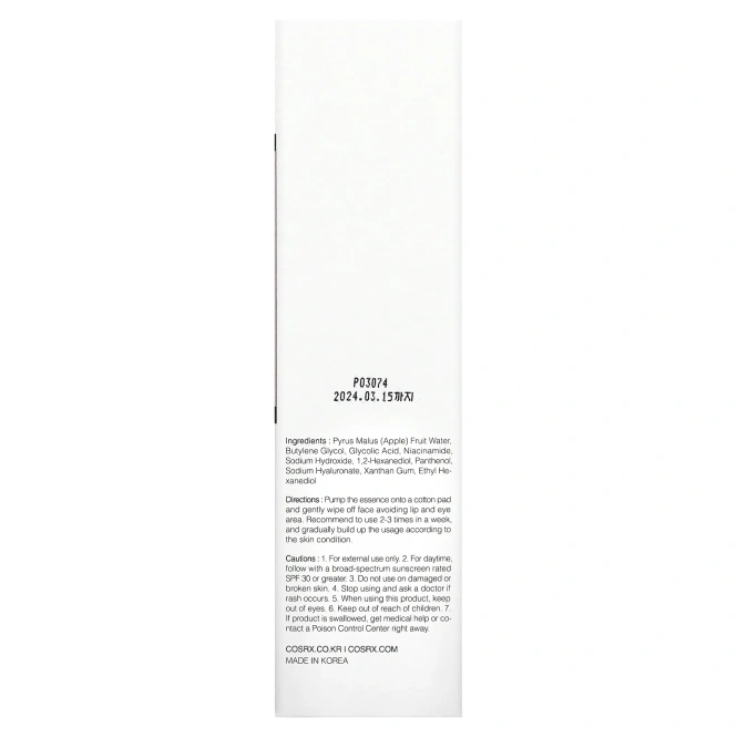 Cosrx, AHA 7, жидкость против белых угрей, 100 мл