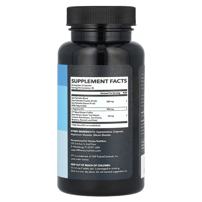 Havasu Nutrition, сереноя, для активных мужчин, 60 капсул