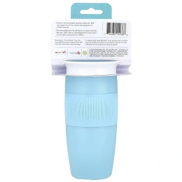 Munchkin, Miracle® 360 ° Cup, для детей от 18 месяцев, голубой, 414 мл (14 унций)