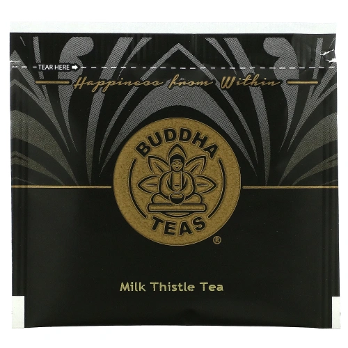 Buddha Teas, Organic Herbal Tea, расторопша, 18 чайных пакетиков, 27 г (0,95 унции)