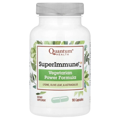Quantum Health, Супер Иммун+, мощная вегетарианская формула продукт, 90 капсул