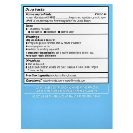 Hyland's Naturals, Cell Salt # 9, Nat. Mur 6X, 100 быстрорастворимых отдельных таблеток