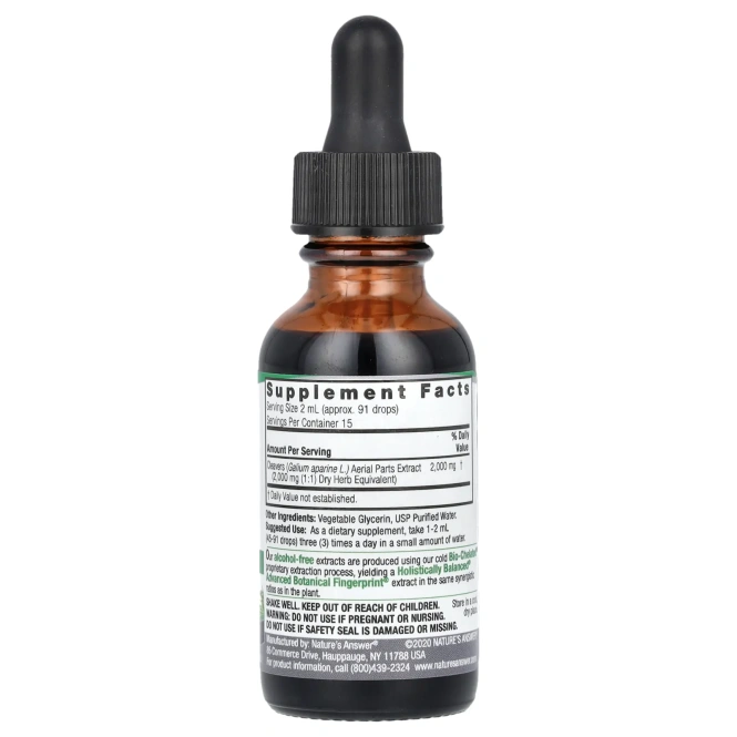 Nature's Answer, Подмаренник цепкий (Galium Aparine), 2000 мг, 1 жидкая унция (30 мл)