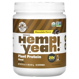 Manitoba Harvest, органическая конопляная смесь растительных протеинов, со вкусом шоколада, 454 г (1 фунт)