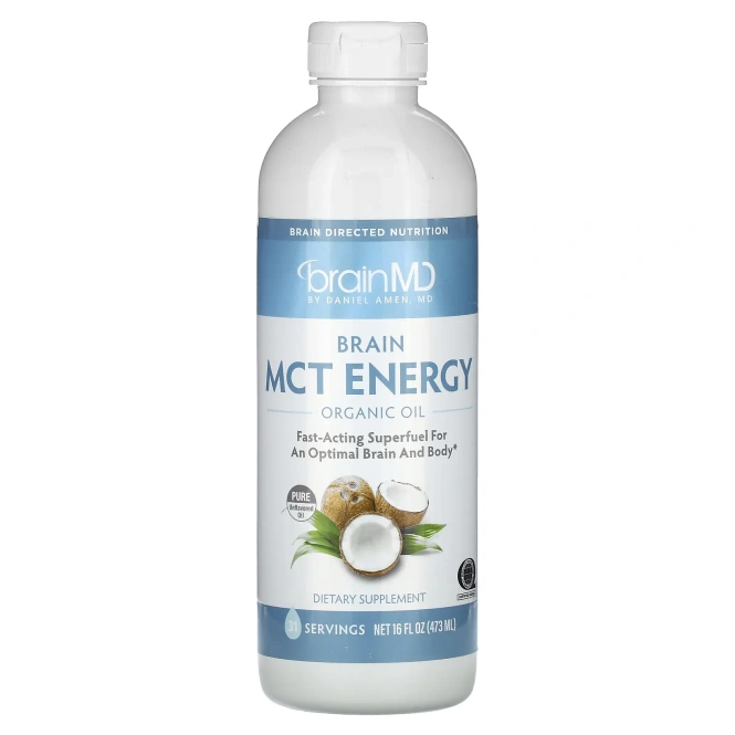BrainMD, Brain MCT Energy, органическое масло, 473 мл (16 жидк. унций)