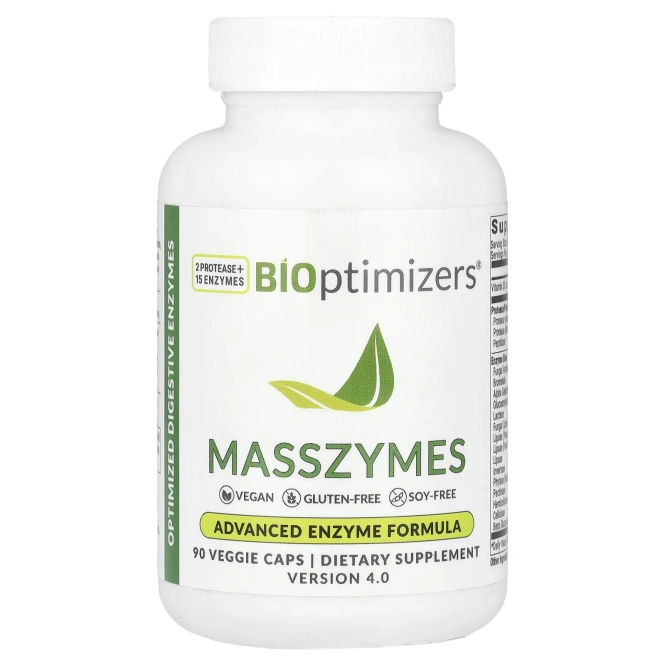 BiOptimizers, Masszymes`` 90 вегетарианских капсул