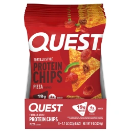 Quest Nutrition, протеиновые чипсы из тортильи, пицца, 8 пакетиков по 32 г (1,1 унции)