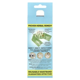 Happi Tummi, Fast Relief, средство от колик и газообразования, натуральное обертывание, для детей от 36 месяцев, зеленый, 1 обертка и 1 пакетик с травами