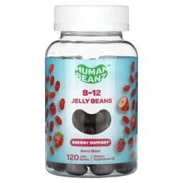 Human Beanz, B-12 Jelly Beans, со вкусом ягод, 120 желейных бобов