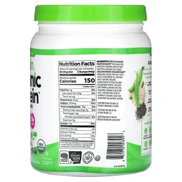 Orgain, Органический протеиновый порошок, растительная, ваниль, 462 г (1,02 фунта)