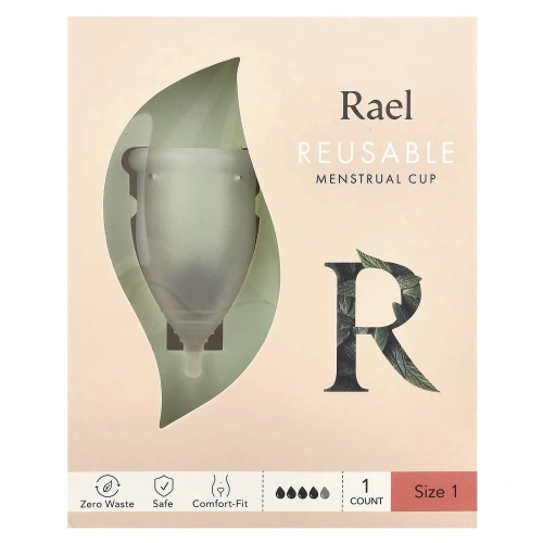 Rael, Менструальная чаша многоразового использования, размер 1, 1 штука