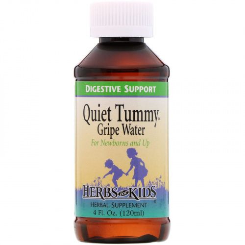 Herbs for Kids, Quiet Tummy Gripe Water, 4 fl oz (120 ml)
