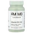 Amy Myers MD, витамины D3 и K2, 30 капсул