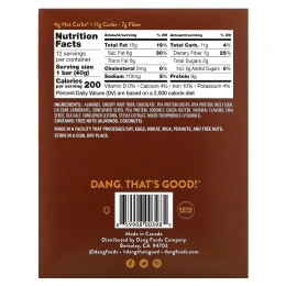 Dang, Keto Bar, Crazy Rich Chocolate with Sea Salt, 12 Bars, 1.4 oz (40 g) Each