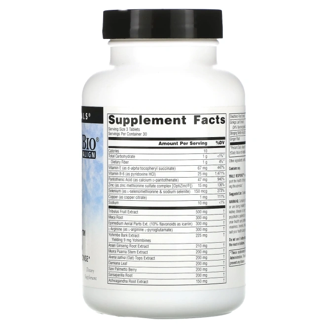 Source Naturals, Male Response, 90 таблеток