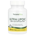 Nature's Plus, Ультра Липоевая, 60 мини-таблеток