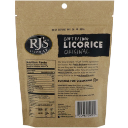 RJ's Licorice, Мягкая съедобная лакрица, Оригинальный продукт, 7,05 унц. (200 г)