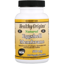 Healthy Origins, Мембрана яичной скорлупы, 500 мг, 120 вегетарианских капсул