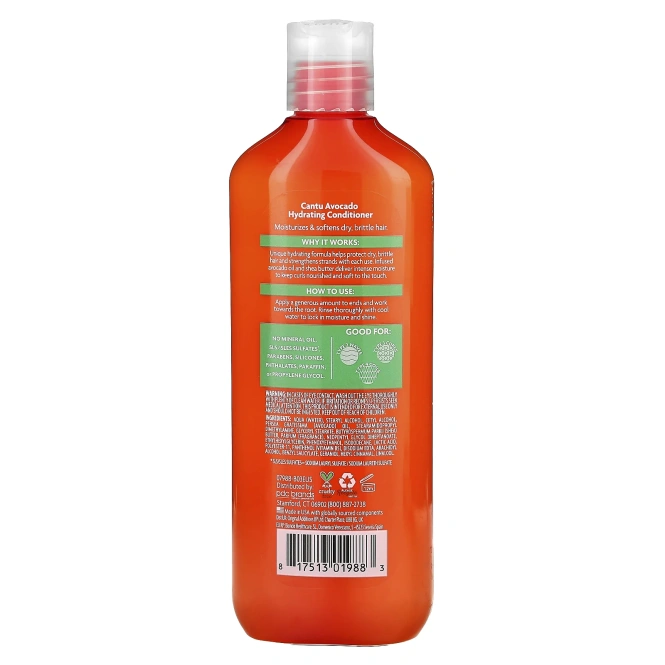 Cantu, увлажняющий кондиционер с авокадо, 400 мл (13,5 жидк. унции)