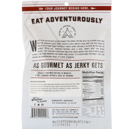 Country Archer Jerky, Джерки из индейки, перцы халапено с медом, 78 г