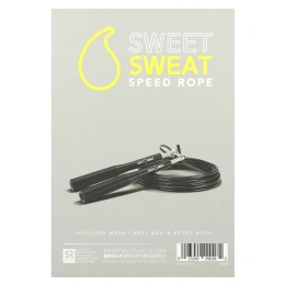 Sports Research, Скакалка Sweet Sweat Speed, черная, 1 скакалка