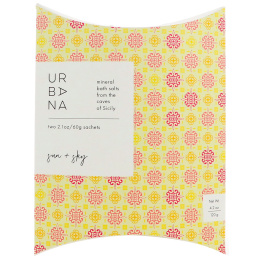 European Soaps, Urbana, минеральные соли для ванн, солнце + небо, 2 пакетика-саше, 2,1 унц. (60 г) каждый