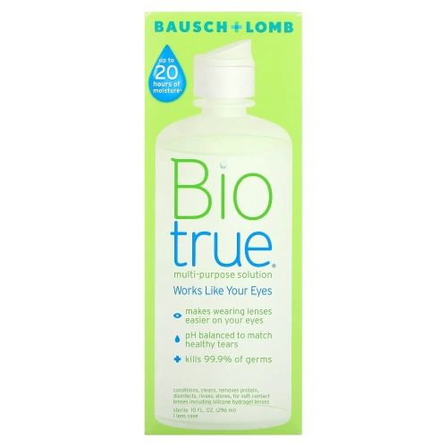 Biotrue, BioTrue, многоцелевой раствор, 296 мл (10 жидк. Унций)