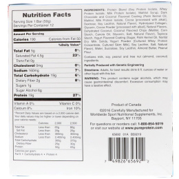 Pure Protein, Pure Protein Bar, Dark Chocolate Coconut, 12 Bars, 1.76 oz (50 g) Each