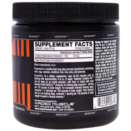 Kaged Muscle, Патентованная пищевая добавка, креатина гидрохлорид, без ароматизаторов, 1,98 унции (56,25 г)