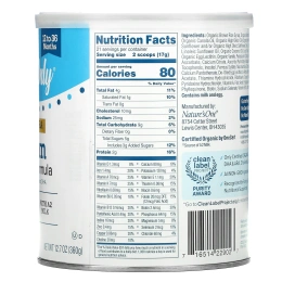 Nature's One, Baby's Only Organic, формула для младенцев, ДГК и арахидоновая кислота, молочный продукт, 12,7 унц. (360 г)