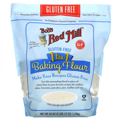 Bob's Red Mill, 1 to 1 Baking Flour,  44 oz (1.24 kg)
