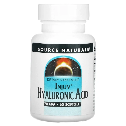 Source Naturals, Гиалуроновая кислота, 70 мг, 60 капсул