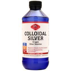 Olympian Labs, Коллоидное серебро жидкое 8 жидких унций