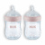 NUK, Simply Natural, бутылочки, для девочек, от 0 месяцев, 3 штуки, 5 унц. (150 мл) каждая
