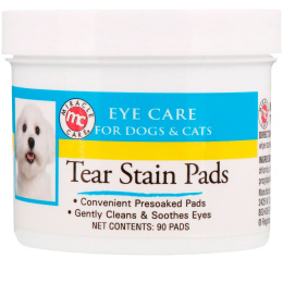 Miracle Care, Eye Care, Tear Stain Pads, For Dogs & Cats, 90 Pads