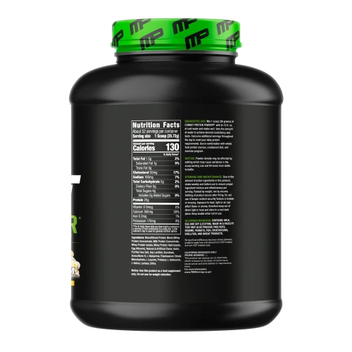 MusclePharm, Combat, протеиновый порошок, со вкусом бананового крема, 1,81 кг (4 фунта)