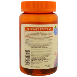 Sundown Naturals Kids, Детские жевательные мультивитамины, Диснеевские принцессы, со вкусом винограда, апельсина и вишни, 60 штук