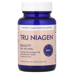 Tru Niagen, красота, кожа, волосы и ногти, 30 вегетарианских капсул