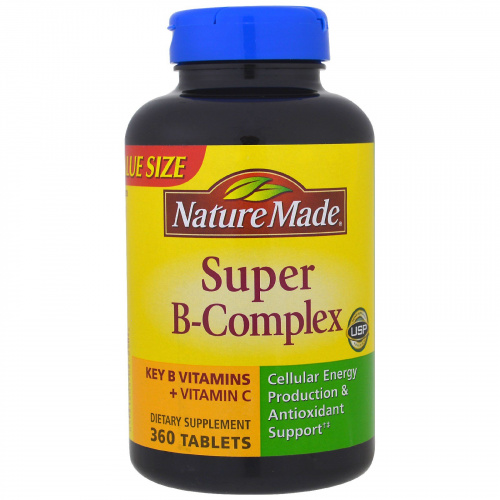 Nature Made, Супер-B комплекс, 360 таблеток