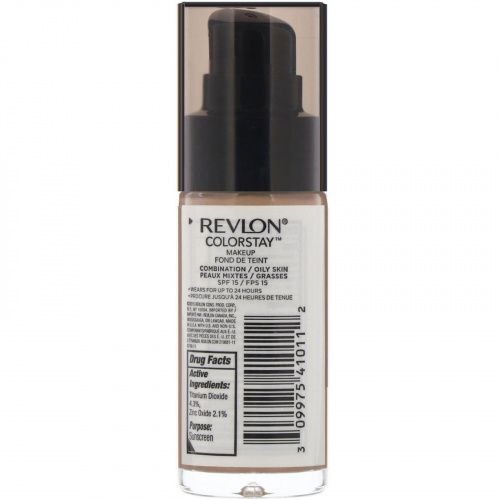 Revlon, Макияж для комбинированной и жирной кожи Colorstay, оттенок естественного загара 330, 30 мл